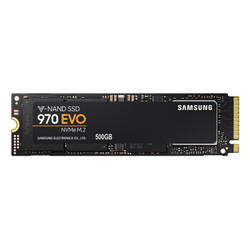 SAMSUNG 三星 970 EVO M.2 NVMe 固态硬盘 500GB *2件