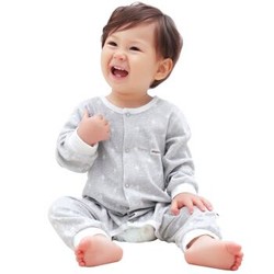 Elepbaby 象宝宝 新生婴儿开档连体衣