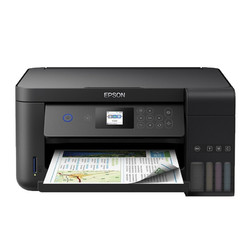 EPSON 爱普生 L4168 墨仓式 彩色无线打印一体机 深邃黑