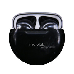 麦博（Microlab）wisepods10真无线蓝牙耳机入耳式触控耳塞适用于苹果华为小米黑色