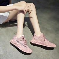 女鞋夏季网面透气2021新款椰子女鞋韩版潮流运动