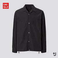 UNIQLO 优衣库 440372 男装 +J双口袋宽松衬衫