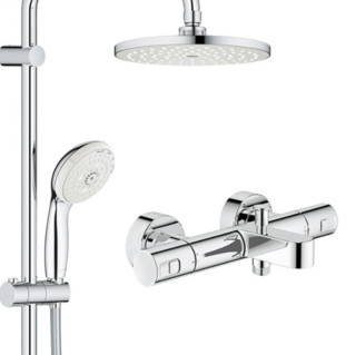 GROHE 高仪 新天瀑淋浴系列 恒温200顶喷套装