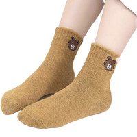 Nan ji ren 南极人 儿童棉袜 10双装 卡通小熊 XL