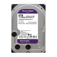 Western Digital 西部数据 紫盘系列 3.5英寸监控级硬盘 6TB 128MB(5400rpm、PMR)WD62EJRX