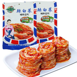 众缘阿妈妮辣白菜韩国泡菜延边特产 350g蓝袋*2