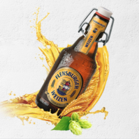 Flensburger 弗林博格 小麦啤酒330ml*6瓶装 德国原装进口