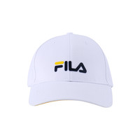 FILA 斐乐 男女款鸭舌帽 FF-HT11147AOAU 白色 经典款