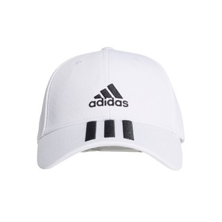 adidas 阿迪达斯 BBALL 3S CAP CT 中性运动鸭舌帽 白/黑色 OSFM