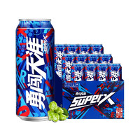 SNOWBEER 雪花 勇闯天涯 superX 听装啤酒 500mL 12罐