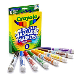 Crayola 绘儿乐 58-7808 8色可水洗粗头水彩笔