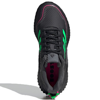 adidas 阿迪达斯 Climawarm LTD 男子跑鞋 H67364 黑绿 43