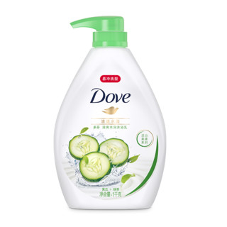 Dove 多芬 活力果香系列+滋养美肤系列 沐浴套装 (清爽水润1000ml+滋养美肤300g)