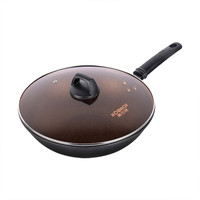 KÖBACHKBH 康巴赫 麦饭石色系列 JGL28A1 炒锅(28cm、不粘、精铁)