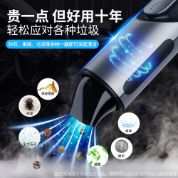 车载吸尘器车用汽车内无线充电大功率强力便携小型手持式家车两用
