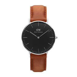 Daniel Wellington 丹尼尔惠灵顿DW手表男36mm尼龙表带 时尚超薄男士石英表