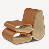 Louis Vuitton Objets Nomades系列 便携躺椅 浅褐色