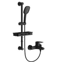  箭牌 ARROW 黑天鹅系列 黑色简易花洒套装