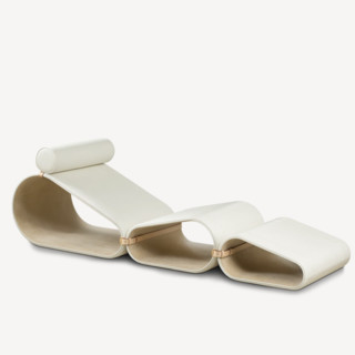Louis Vuitton Objets Nomades系列 便携躺椅 白色