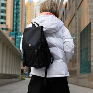 Dickies双肩包 情侣款潮流时尚logo印花男女双肩包大容量旅游背包DK008434 黑色 *3件