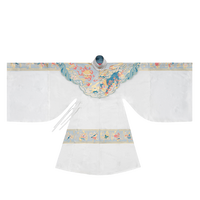 宴山亭 明制汉服 白如意火琉璃 女士立领长袄 白色 S