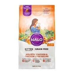 Halo 自然光环 全价健美无谷成猫粮 鸡肉鱼肉 10磅