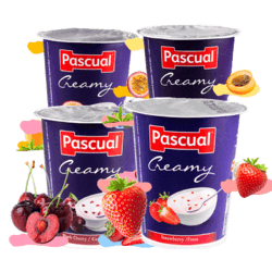 Pascual 帕斯卡 酸奶 原味果粒常温全脂乳酸早餐 125g*4杯 *2件