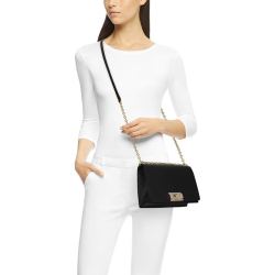 FURLA 芙拉 MIMI MINI系列 女士纯色翻盖链条手提单肩斜挎包