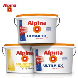 阿尔贝娜 Alpina 皓典套装15L 乳胶漆 原装进口 内墙油漆涂料 白漆 环保水性墙面漆