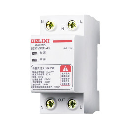 德力西电气(DELIXI ELECTRIC)德力西自复式过欠压保护器上进下出 自复式220V家用 DZ47GQF 1P+N 40A *3件
