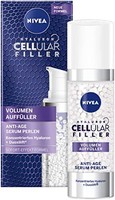 Nivea 妮维雅 Hyaluron Cellular Filler 珍珠锁龄抗皱精华，可使肌肤丰满充盈，含玻尿酸和胶原蛋白，30ml