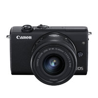 Canon 佳能 EOS M200 APS-C畫幅 微單相機 黑色 EF-M 15-45mm F3.5 IS STM 變焦鏡頭 單頭套機