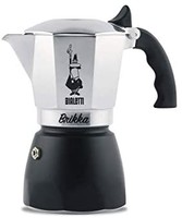 Prime会员：Bialetti 比乐蒂 全新Brikka 双阀高压摩卡壶 4杯容量