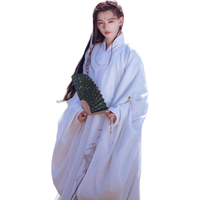 司南阁 明制汉服 无缘 男女款圆领袍 白色 S