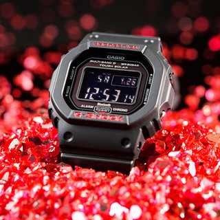 CASIO 卡西欧 G-SHOCK YOUTH系列 42.8毫米太阳能电波腕表 GW-B5600HR-1