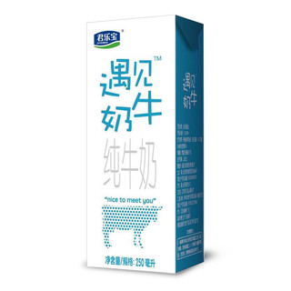 JUNLEBAO 君乐宝 遇见奶牛 纯牛奶 250ml*12盒