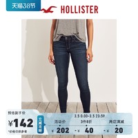 Hollister时尚先锋弹力修身低腰牛仔打底裤 女 102666-1 *4件