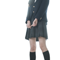 ZONPER 中牌 碳灰 JK制服 女士格裙 42cm XXL