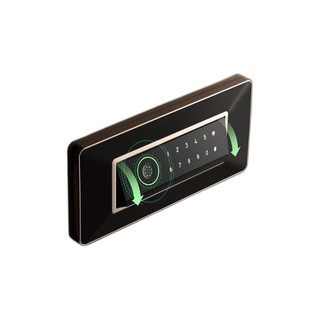 AIPU 艾谱 FDX-A／D-45wgzw 保险柜 棕色 指纹密码人脸识别解锁 高600mm