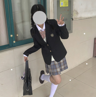 Kyouko 梗豆 JK制服 西式制服 女士西装外套 黑色 S