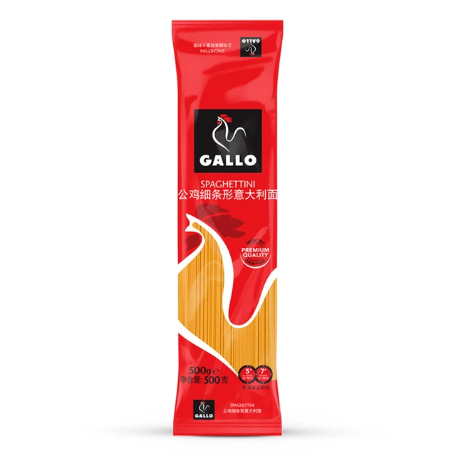 GALLO 公鸡 细条意大利面 500g*2袋
