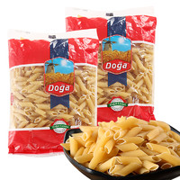 Doga 土耳其进口意大利面通心粉方便速食 斜切通心形意面500g*2袋