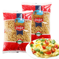 Doga 土耳其进口意大利面通心粉方便速食 螺旋形螺丝意面500g*2袋