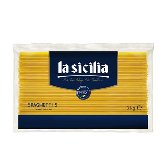 lasicilia 辣西西里 5# 直条型 意大利面 3kg