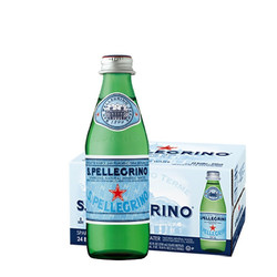 S.PELLEGRINO 圣培露 含气天然矿泉水玻璃瓶 250ml*24瓶/箱