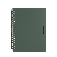 PLUS会员：KOKUYO 国誉 一米新纯系列 WSG-RUSP51G B5活页笔记本 绿色 单本装