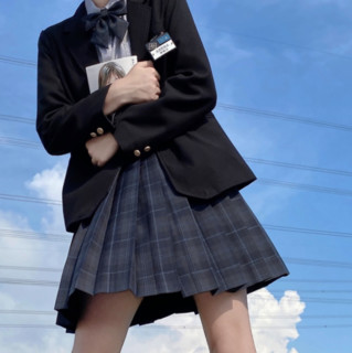 胡桃木JK 湮灭 JK制服 女士轮褶格裙 39cm XS