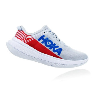 HOKA ONE ONE Carbon X 男子跑鞋 1102886-PAPBL 天空灰/宫殿蓝 43