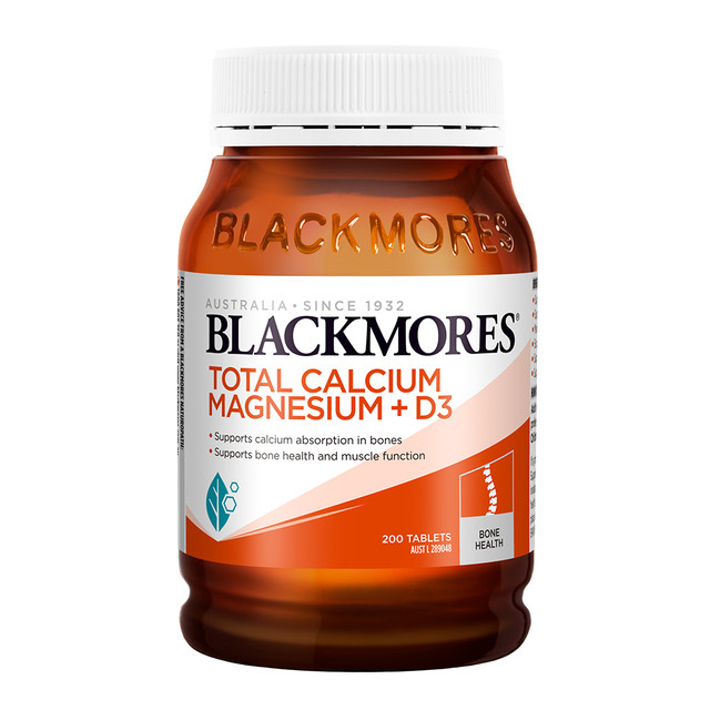 88VIP：BLACKMORES 澳佳宝 活性钙镁片+VD3 200粒