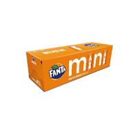Fanta 芬达 可口可乐（Coca-Cola）芬达 Fanta Mini 橙味汽水 迷你摩登罐 碳酸饮料 200ml*24 整箱装